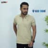 Premium blue dream half zip polo shirt